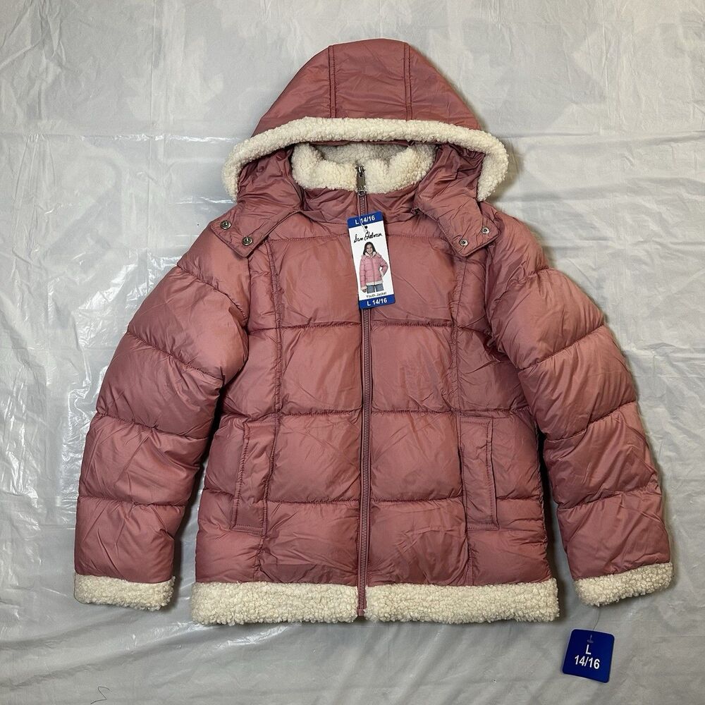 Sam Edelman Youth Jacket Girl Pink Size L 14/16